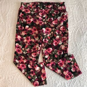 Banana Republic Floral Avery Pant Size 14